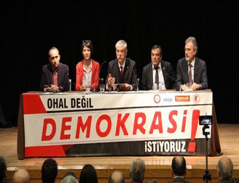 81 ilde 'OHAL değil, demokrasi istiyoruz' kampanyası