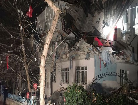 Ankara'da doğalgaz patlaması