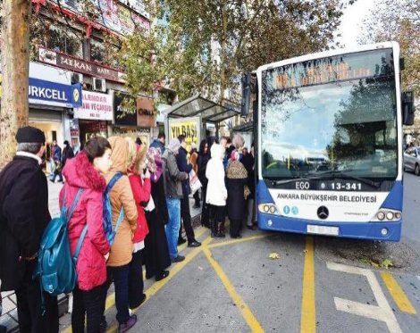 Ankara’da toplu taşıma ücretlerine zam