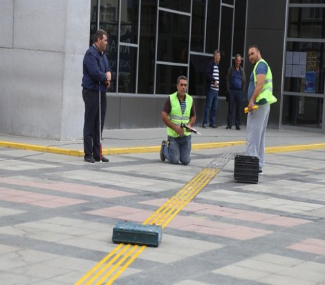Bandırma Belediyesi'nde sarı şerit uygulaması hayata geçiyor