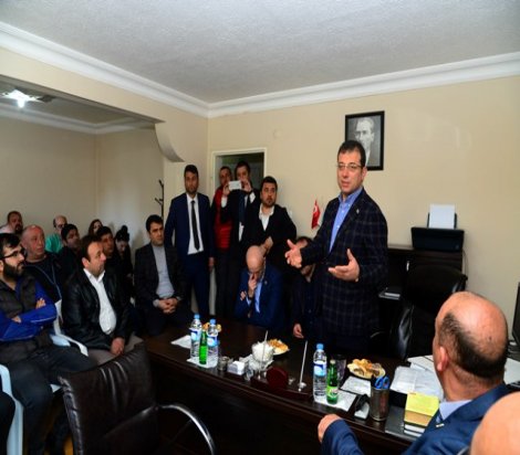 Başkan İmamoğlu, esnafla buluştu