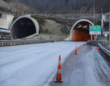 Bolu Dağı Tüneli'nin Ankara yönü 15 gün kapalı olacak