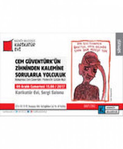 Cem Güventürk'le Kadıköy Belediyesi Karikatür Evi’nde söyleşi