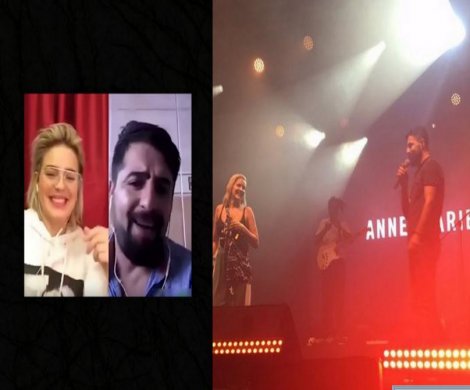 Cizreli Mehmet Şulan sahnede Anne Marie ile düet yaptı