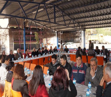 Destek Hizmetleri Müdürlüğü, Başkan Ali Acar'la öğle yemeğinde görüştü