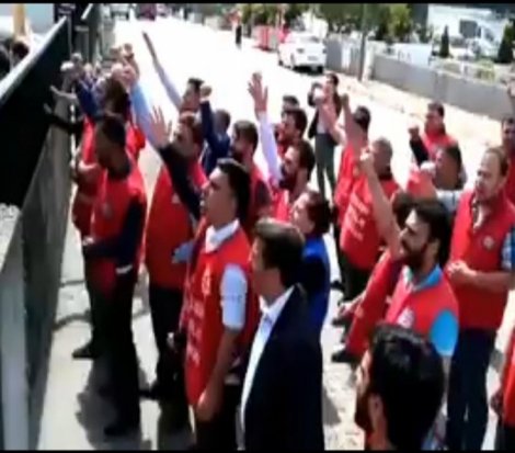 Diam Stant'ta işçiler, işten atılan arkadaşları için üretimi durdurdu