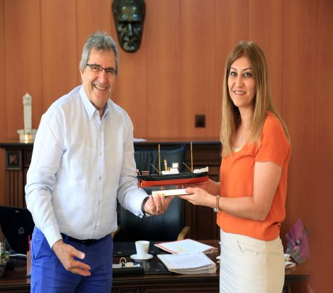 Dursun Mirza'dan Ağır Ceza Başkanı Kadriye İlhan'a ziyaret