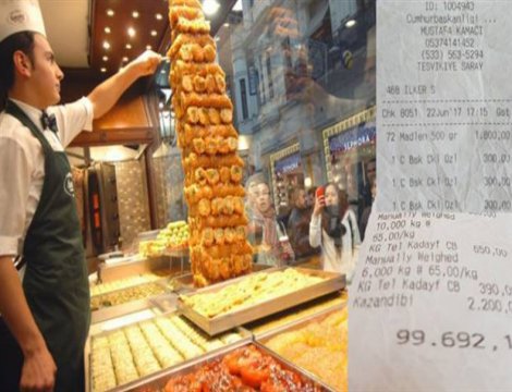 Erdoğan’ın korumaları için Topbaş'ın şirketinden 99 bin 692 liralık tatlı siparişi verilmiş!