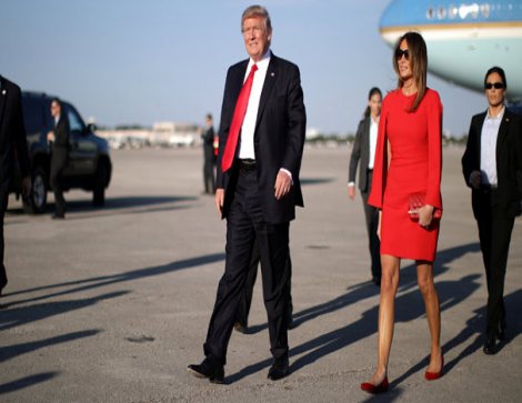First Lady ilk seyahatine çıktı