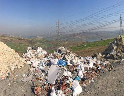 Hafriyat atıkları dökülen Sazlıdere Barajı çöplüğe döndü!