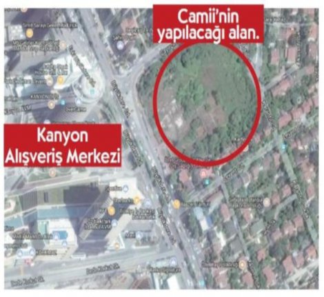 Halkın 'deprem toplanma alanı olarak kalsın' dediği Levent'teki yeşil alan imara açıldı, cami yapılacak!