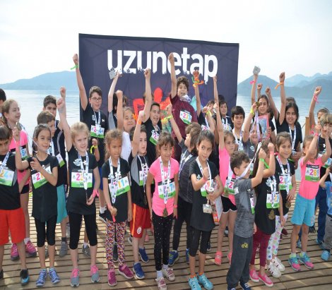 Hem yarıştılar hem eğlendiler