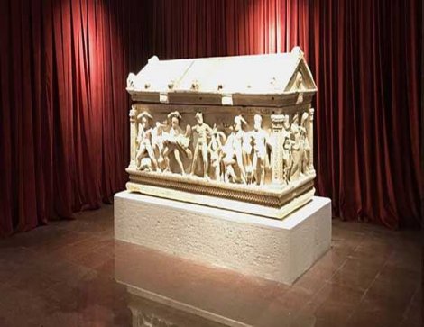Herakles lahdi ziyarete açıldı Herakles lahdi ziyarete açıldı