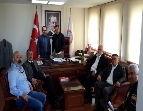 İmambakır Üküş, Eğitim-İş'i ziyaret etti