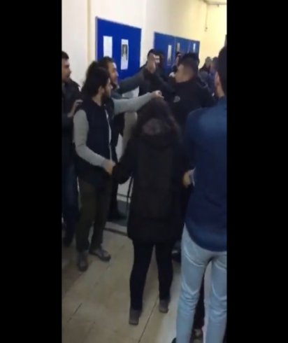 İstanbul Üniversitesi'nde öğrencilere saldırı