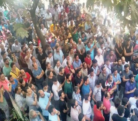 İstanbul’da binlerce saya işçisi zam talebiyle yürüdü