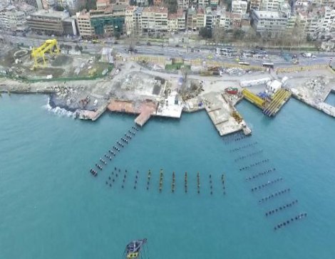 Kabataş'taki 'Martı Projesi' tüm hızıyla ilerliyor
