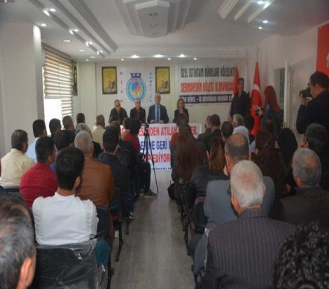 Kani Beko: Bütün DİSK'liler işlerine geri dönene kadar mücadele edecek