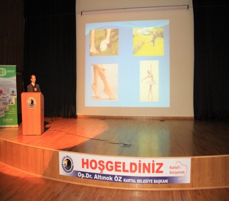 Kartal'da ayak sorunları ve tedavi yöntemleri konuşuldu