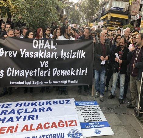 'Kasım ayında en az 170, yılın ilk 11 ayında en az 1851 işçi yaşamını yitirdi'