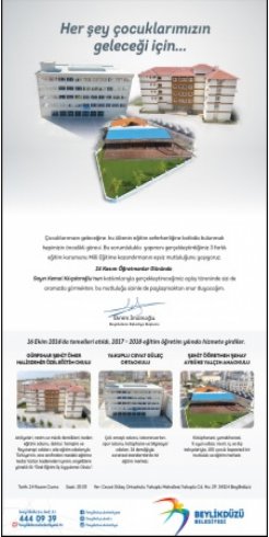 Kılıçdaroğlu 24 Kasım'da Beylikdüzü'nde okul açacak