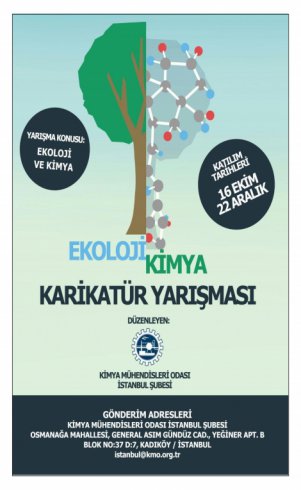 Kimya Mühendisleri Odası'ndan 'Ekoloji ve Kimya' konulu karikatür yarışması