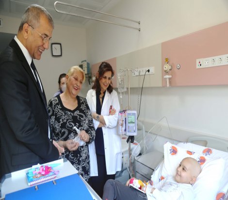 Lösemili çocuklara moral ziyareti