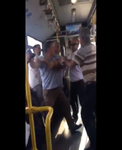 Metrobüste silah çekti!