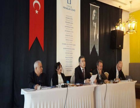 Mimarlar Odası, şube yönetim kurulları ile bir araya geldi Mimarlar Odası, şube yönetim kurulları ile bir araya geldi