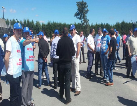 Mutlu Akü işçileri greve başladı