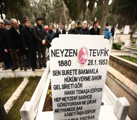 Neyzen Tevfik mezarı başında anıldı