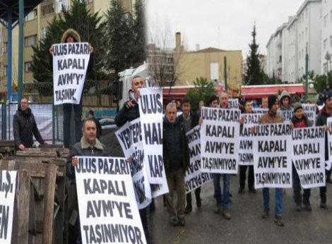 'Sosyete pazarı'nda protesto