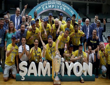 Spor Toto Basketbol Süper Ligi şampiyonu Fenerbahçe oldu