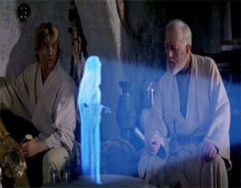 'Star Wars'un hologram teknolojisi gerçeğe dönüşüyor