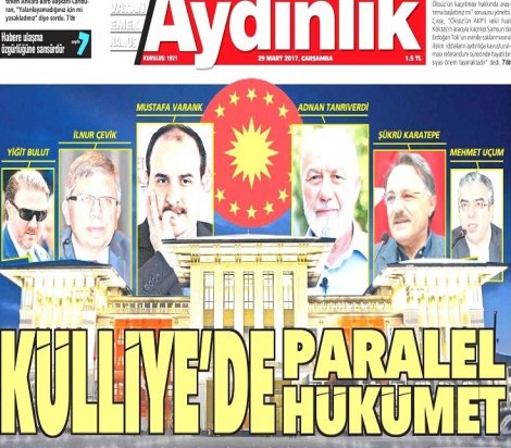 Varank'tan, Aydınlık'ın ‘Külliye’de paralel hükümet’ haberine suç duyurusu