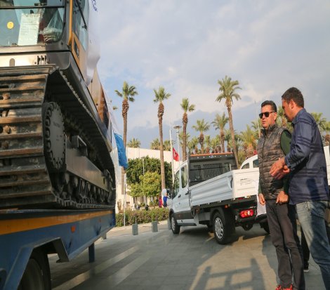 Yeni ve modern araçlar Bodrum Belediyesi'nin hizmetine girdi