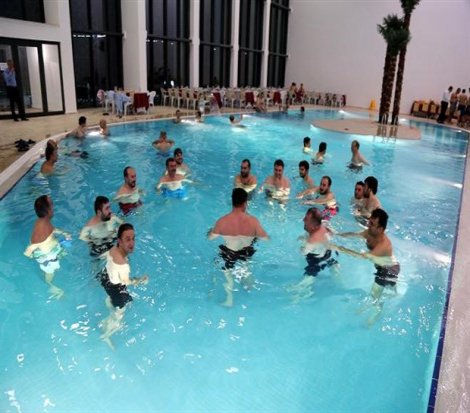 Yozgat'ta kadınlara özel yaptırılan tesisi önce erkekler test etti!