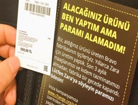 Zara'dan elbise alırken bu etikete dikkat edin!
