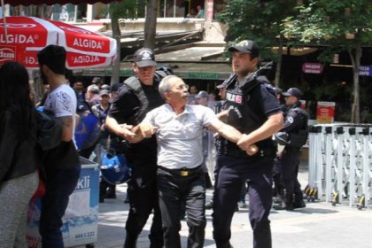 Açlık grevi eylemine polis saldırdı, Esra Özakça fenalaştı