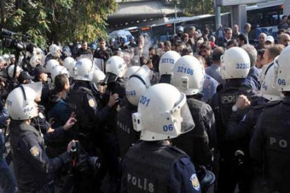 Ankara'da 10 Ekim anmasına polis müdahalesi
