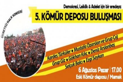 Ankaralılar 'demokrasi, laiklik ve adalet' için Mamak Kömür Deposu'nda buluşuyor