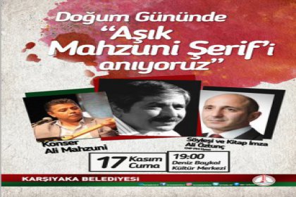 Aşık Mahzuni Şerif, Karşıyaka’da anılıyor