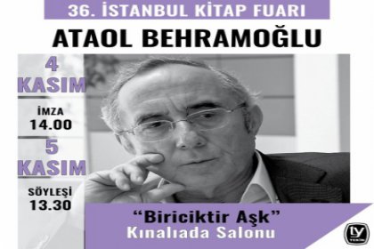 Ataol Behramoğlu 4-5 Kasım'da TÜYAP Kitap Fuarı'nda