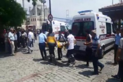 Beşiktaş Şampiyonluk kutlamasında tekne kazası kameralarda