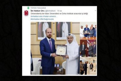 Bilal Erdoğan'ın vakfı TÜRGEV'den Katar paylaşımı