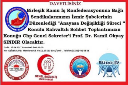 Birleşik Kamu İş'ten kahvaltılı panel