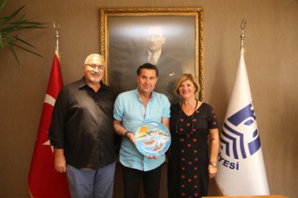 Bodrum Briç İhtisas Kulübü'nden Başkan Kocadon'a ziyaret