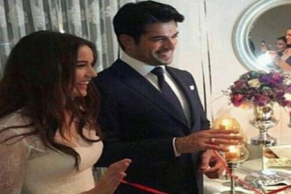 Burak Özçivit ile Fahriye Evcen Almanya’da nişanlandı