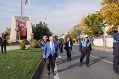 Büyükçekmece Belediye Başkanı, teknik ekibi ile sokaklarda