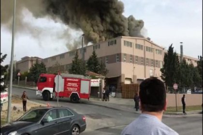 Çerkezköy'de tekstil fabrikasında patlama